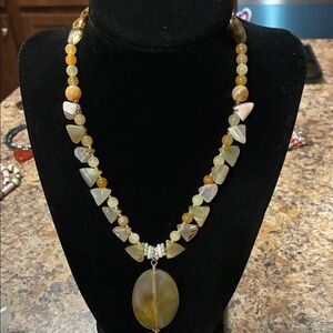 Chic Earthy Tone Beaded Necklace